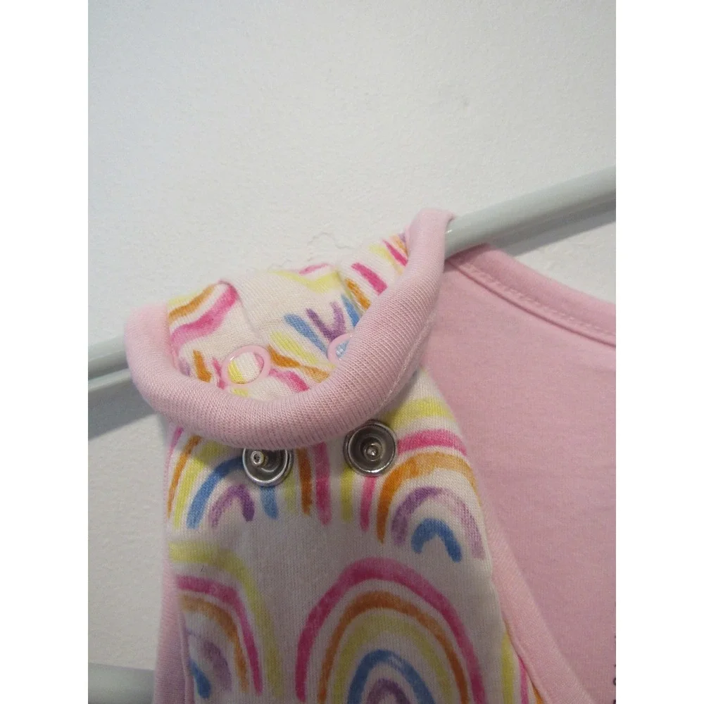 Little Sleepies Rainbow Bamboo Viscose Seasonless Sleep Sack 18-36 Months Pink